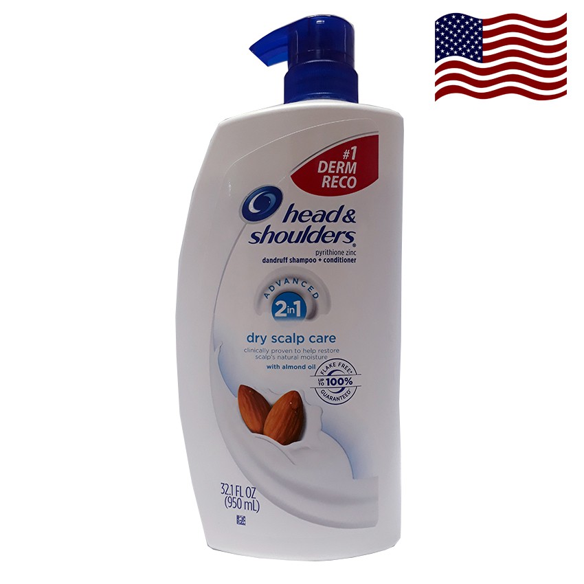 Dầu gội H&S Dry Scalp Care 2in1 950ml