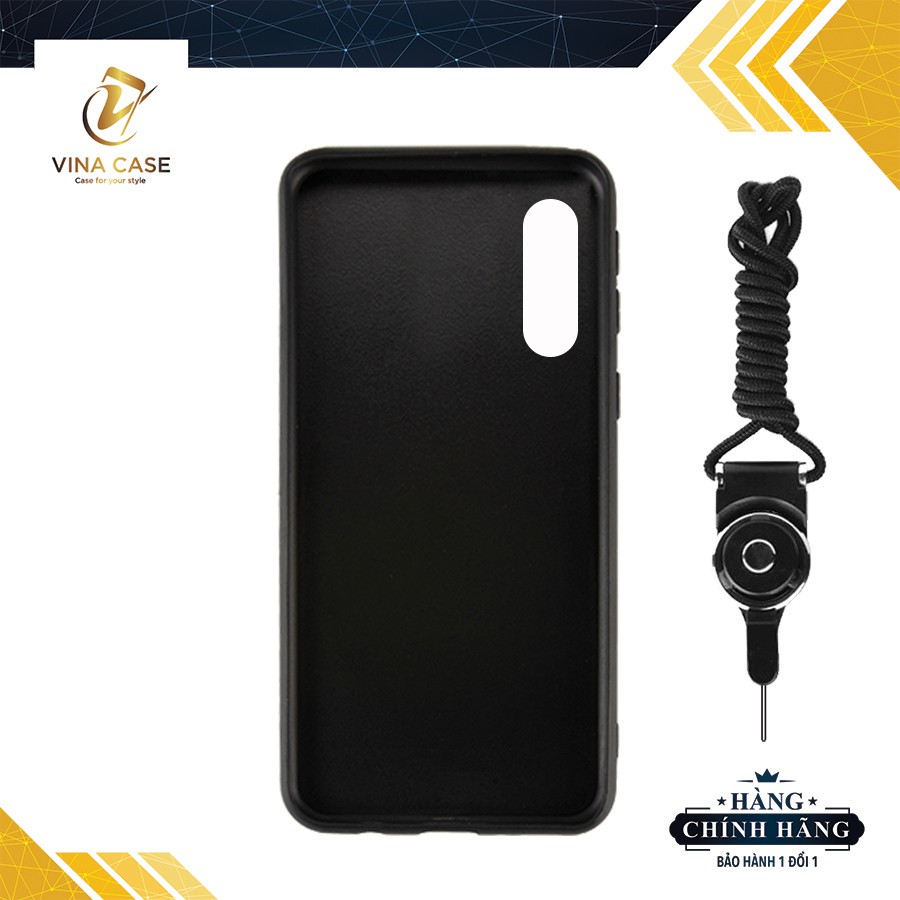 Ốp lưng Vina Case dành cho Samsung A11/M11 rồng vàng kính cường lực 9H-Tặng kèm dây đeo điện thoại