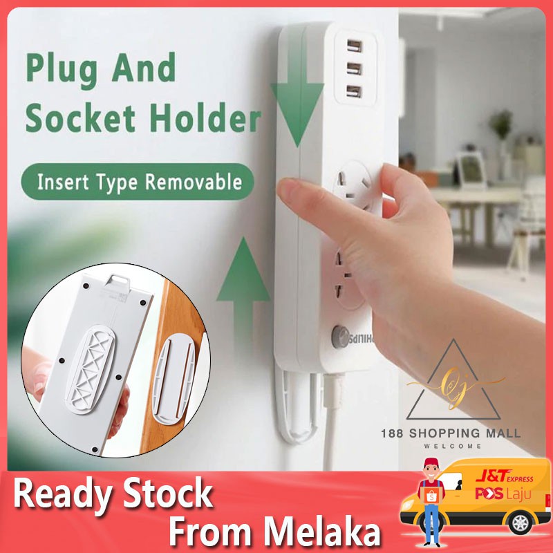 Giá Đỡ Cố Định Ổ Cắm Điện Gắn Tường Không Đục