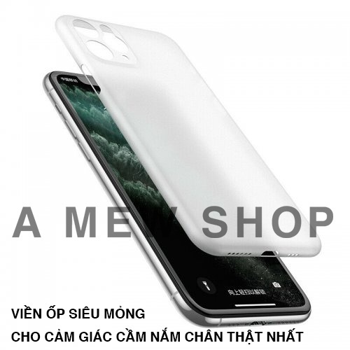 Ốp Lưng Iphone Siêu Mỏng Ôm Sát Điện Thoại, Nhựa Lụa Nhám Chống Vân Tay, Bảo Vệ Camera 6/6plus/6s/6splus/7/7plus/8/8plus