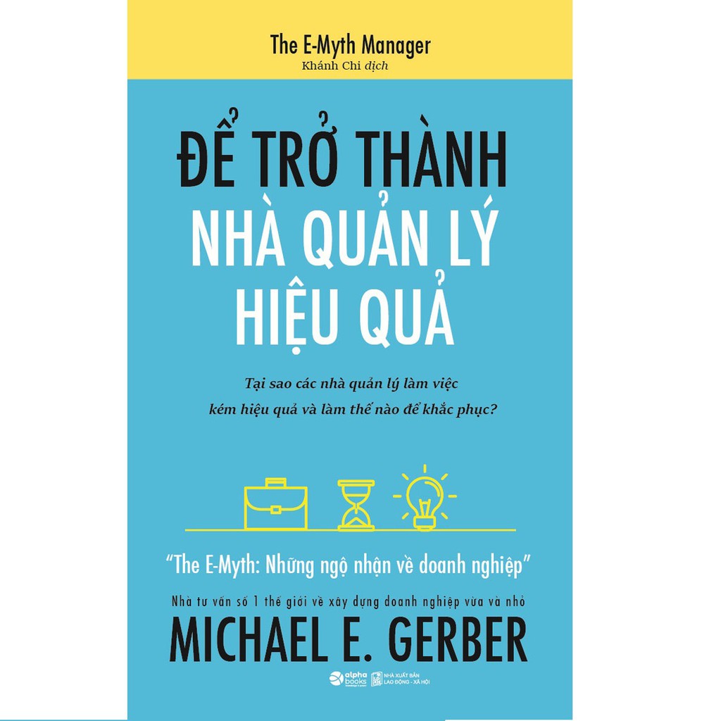 Sách - The Emyth - Để Trở Thành Nhà Quản Lý Hiệu Quả