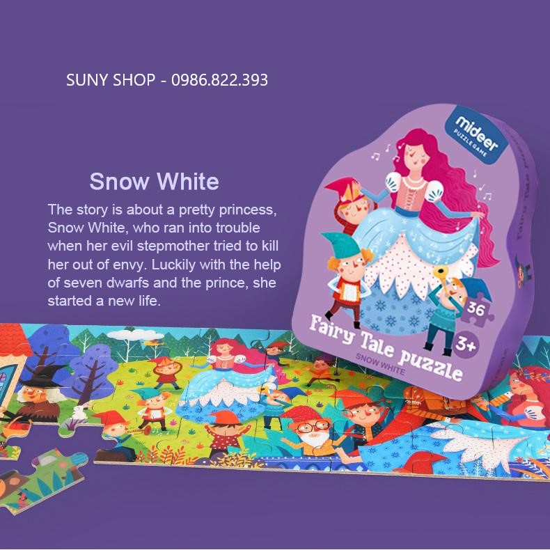 BỘ XẾP HÌNH FAIRY TALE PUZZLE - MIDEER-CHÍNH HÃNG