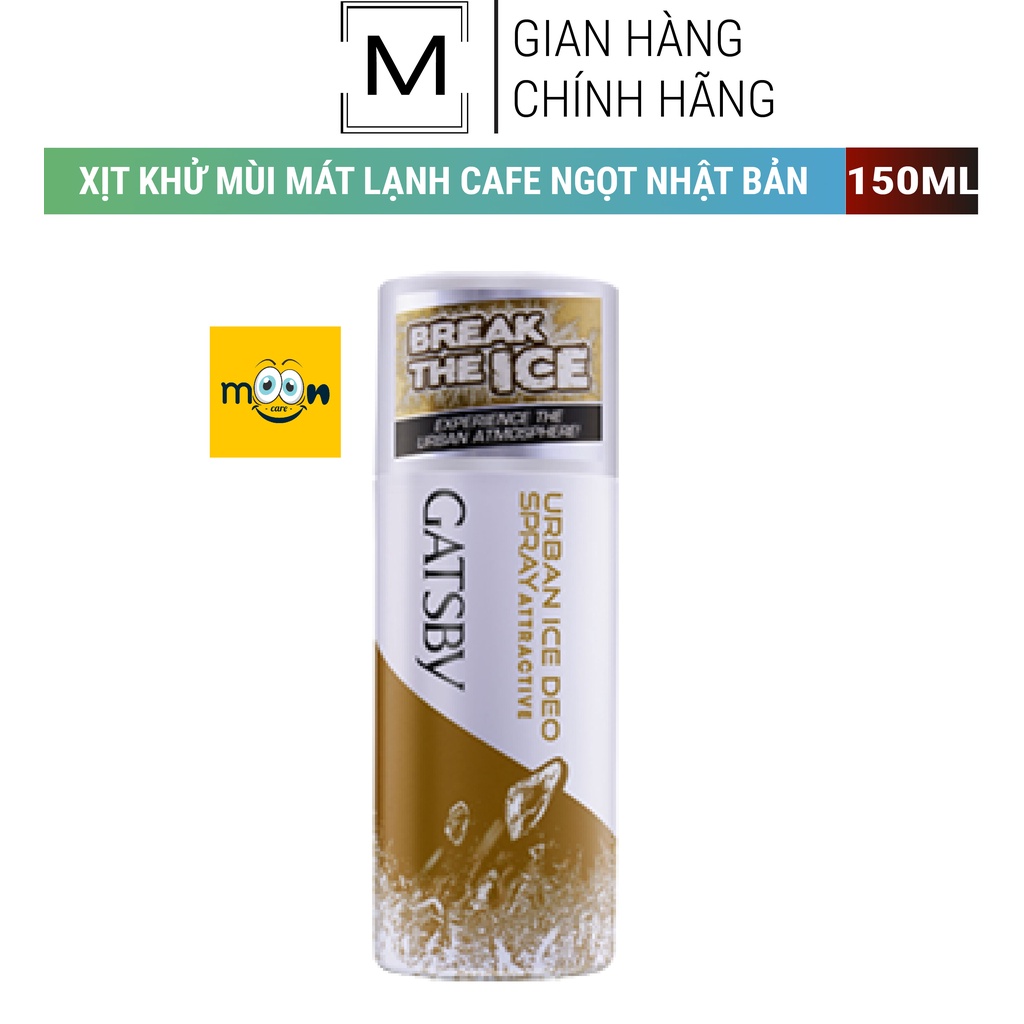 XỊT KHỬ MÙI GATSBY NHẬT BẢN - HƯƠNG BIỂN NHẸ HÀNG MÁT LẠNH DÀI LÂU 150ml