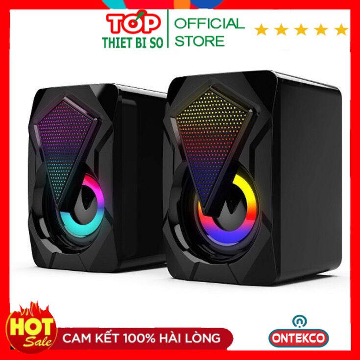 Loa Vi Tính 2.0 LeerFei E-1046 - Led RGB đổi màu rất đẹp