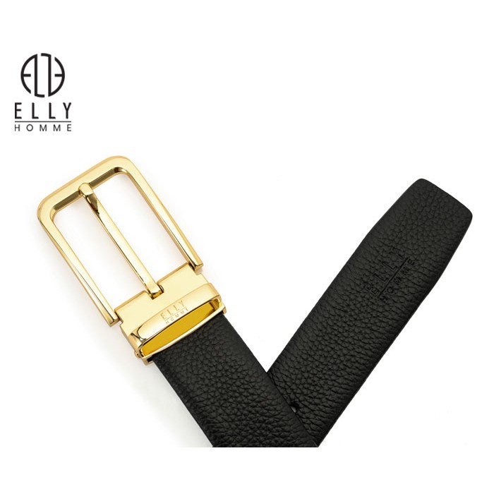 Dây lưng nam da thật ELLY HOMME – EDM6 Gold
