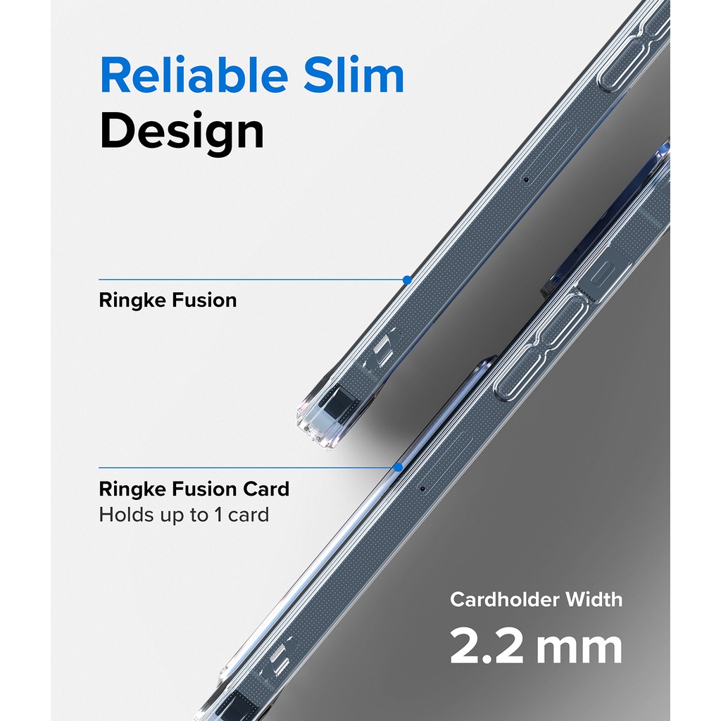 Ốp điện thoại RINGKE PC cứng viền TPU tích hợp ngăn ví mỏng cho iPhone 13 13 Pro 13 Pro Max