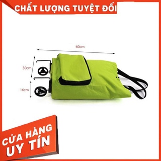 [XẢ KHO+FREE SHIP] Túi xách đi chợ có bánh xe