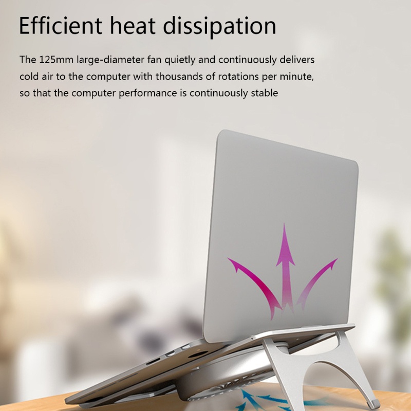 Giá Đỡ Tản Nhiệt Cho Laptop Bằng Nhôm Tiện Dụng Và Bền