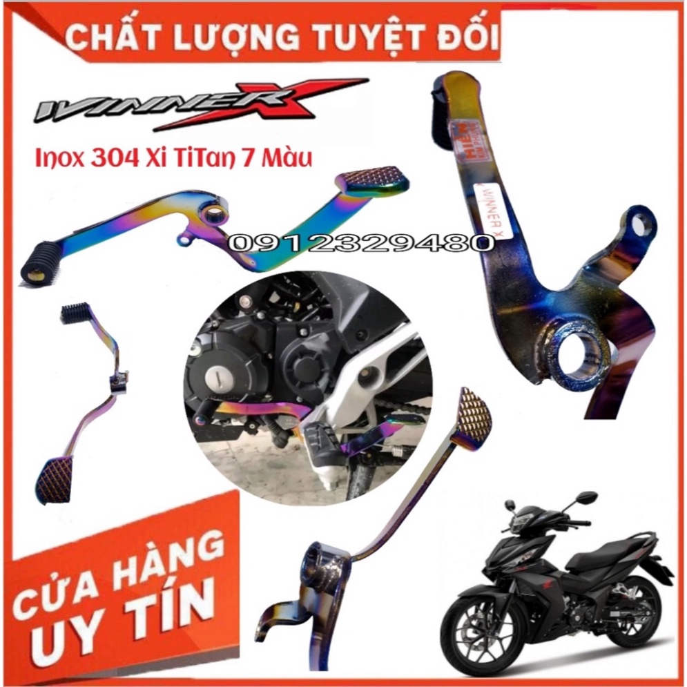 Cần Số 2 Chiều Winner X - Cần Số Winner X Cao Cấp - Cần số Win X _ INOX Xi Titan - Sơn Đen Tĩnh Điện Ảnh thật Sp