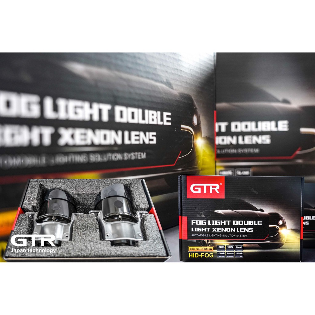 Combo Kit GTR tăng sáng 150% + bi xenon AES chính hãng, siêu sáng, siêu bền, siêu rẻ