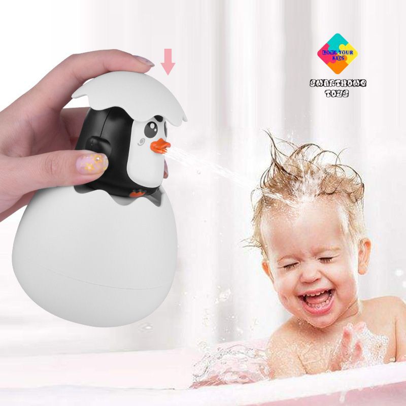 Đồ Chơi Trẻ Sơ Sinh - Đồ Chơi Nhà Tắm Trứng Tự Nở Phun Nước Ngộ Nghĩnh SmartHome Toys