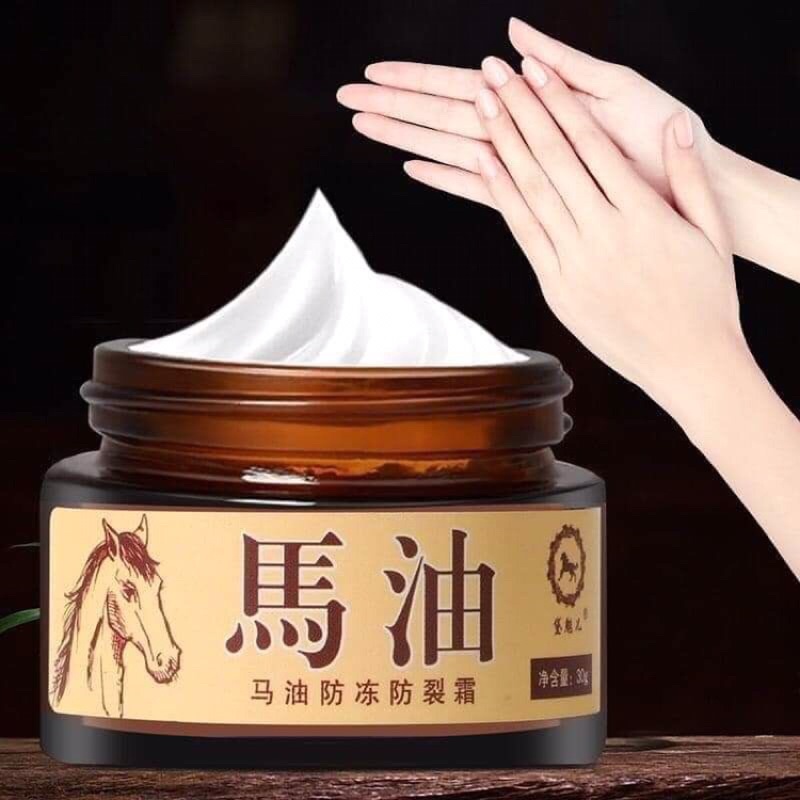 [Rẻ Vô Địch] Kem Dầu Ngựa Nẻ Da Tay Nứt Gót Chân Á Sừng (30gr)