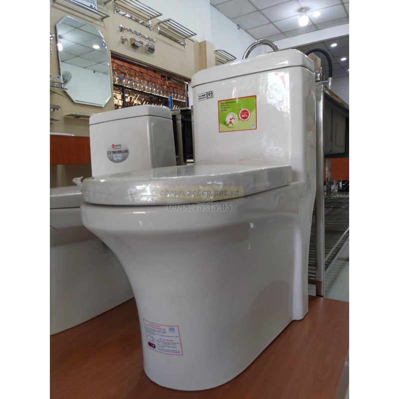 Bồn cầu 1 khối giá rẻ Minh Long KL09