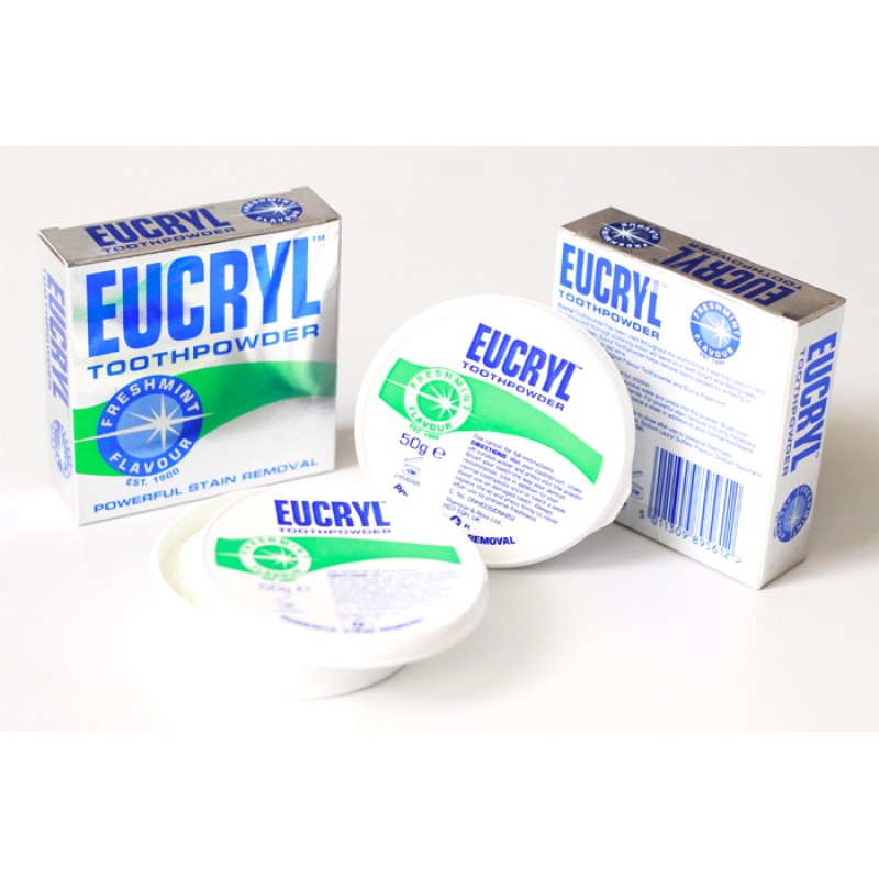 Bột Tẩy Trắng Răng Eucryl Tooth Powder