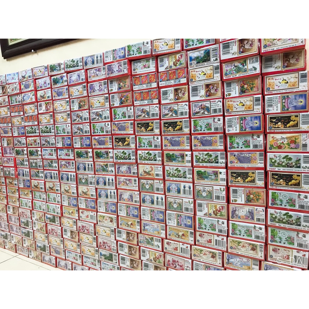 Tranh đính đá Cha Mẹ Công Xanh LV120, DF849,LV166- chưa đính đá