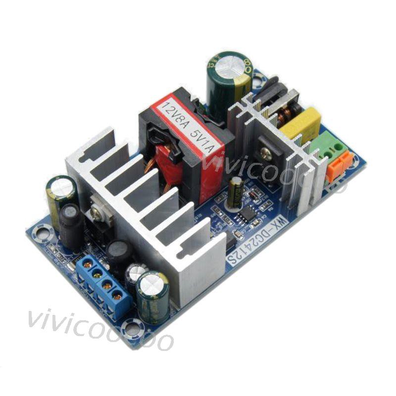 POWER Bộ Chuyển Đổi Nguồn Điện 12v 8a 5v 1a 100w Ac Dc