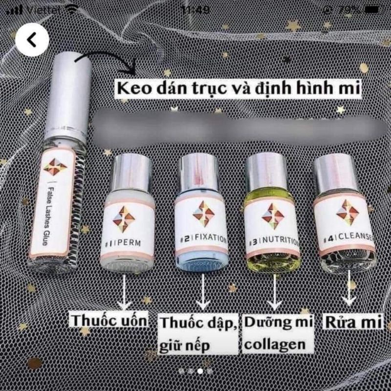 Bộ uốn mi LashLift_Set uốn mi chính hãng 100%