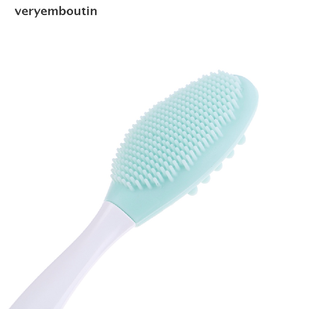 [Hàng mới về] Bàn chải làm sạch mụn đầu đen/ tẩy trang vùng mũi kích thước bằng ngón tay tiện lợi