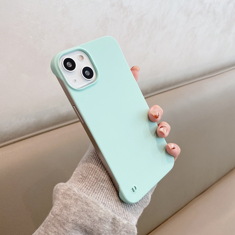 Ốp điện thoại cứng nhám không viền thích hợp cho Apple iPhone 13 Pro Max Mini 13