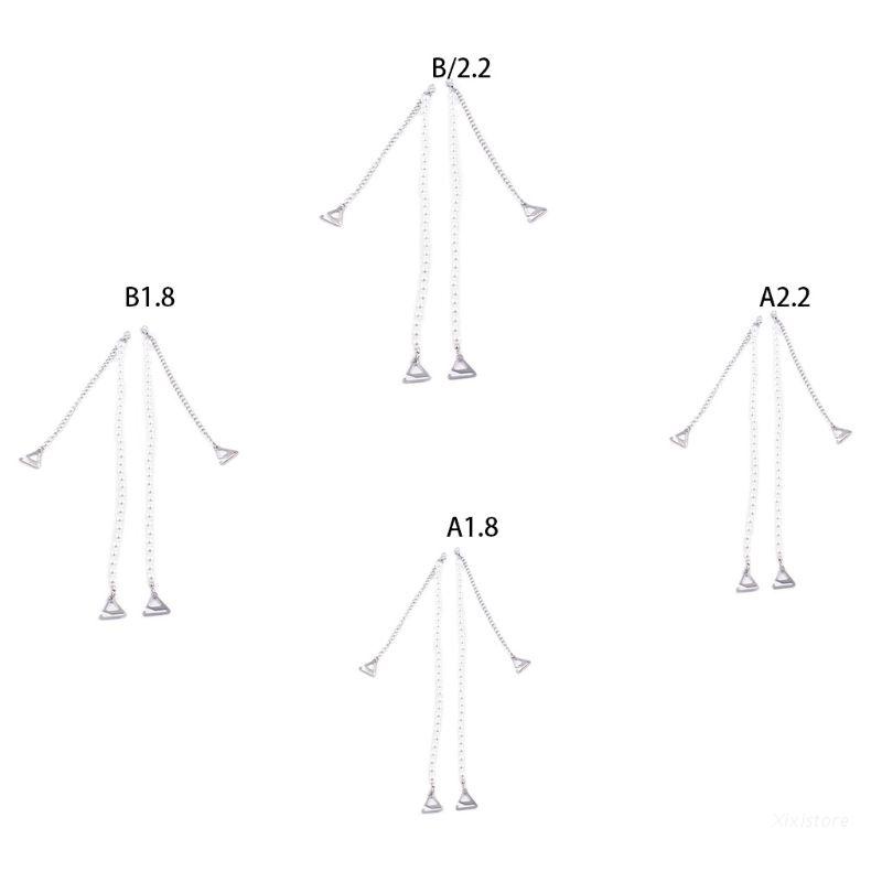 Dây áo ngực đính hạt ngọc trai giả 6mm / 8mm có thể tháo rời tiện dụng cho nữ