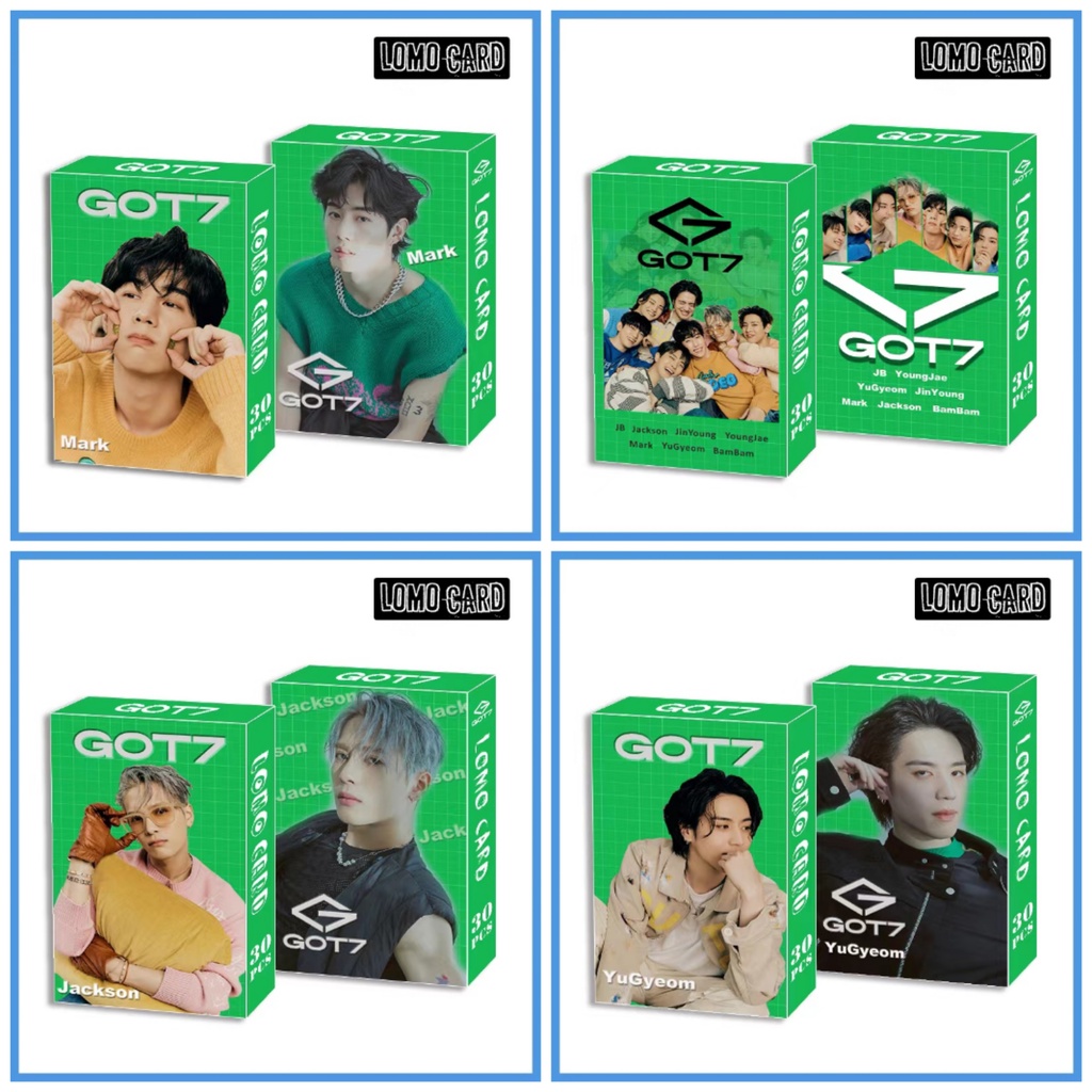 Got7 Album 《GOT7》Photocard Mark JB Jackson Lomo Card