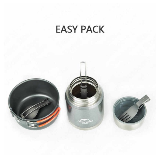 Bộ thìa dĩa đũa Titanium 5 món Naturehike NH19C001-J