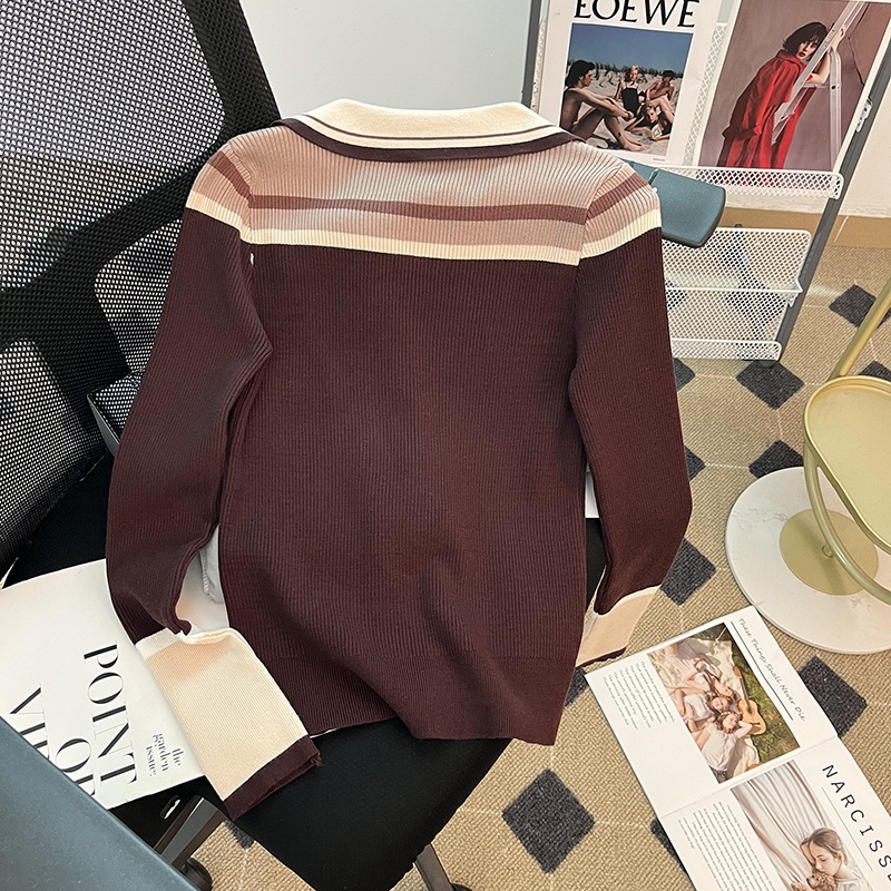 Áo Len Thiết Kế Mới Thời Trang Mùa Thu Đông Theo Phong Cách retro Dành Cho Nữ