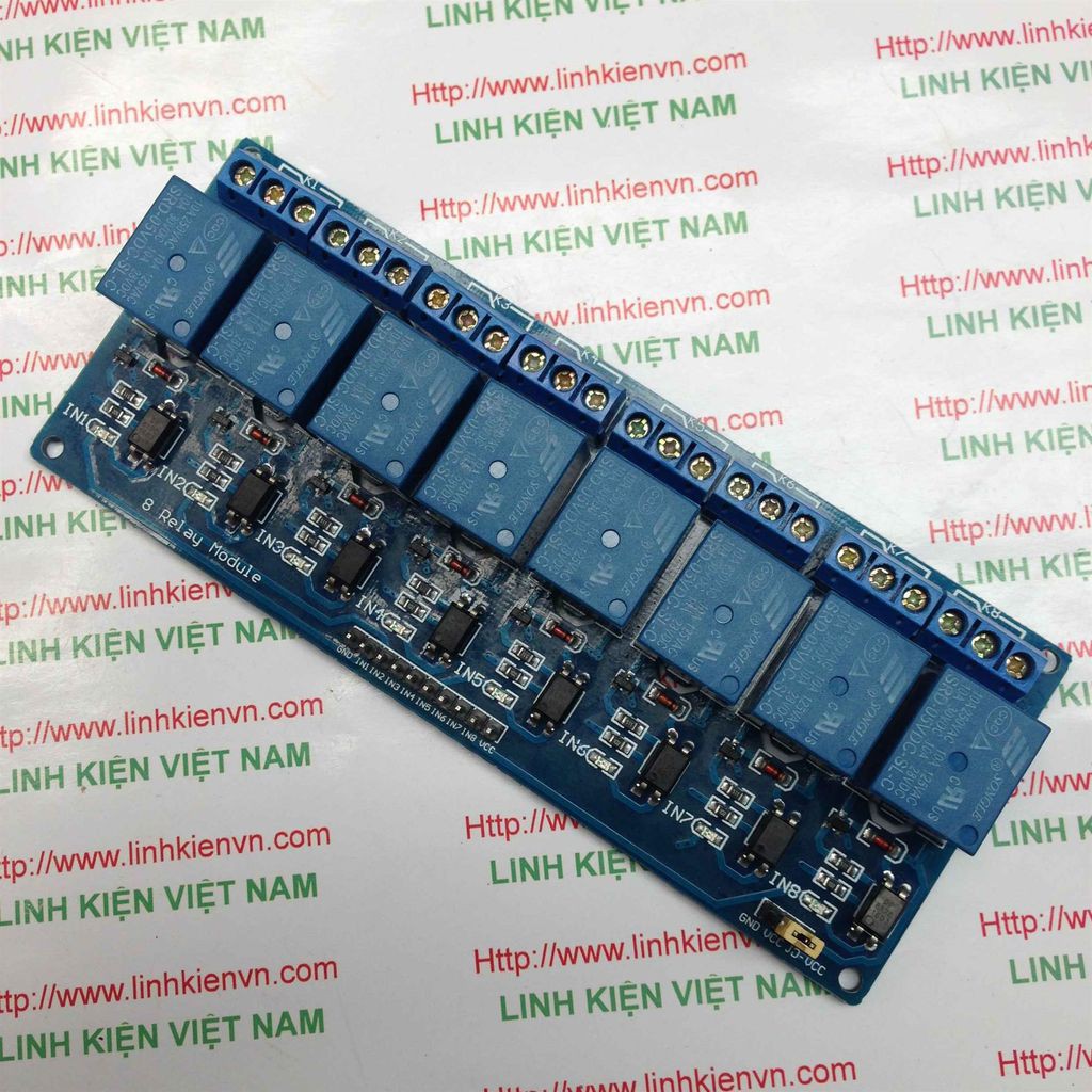 Module Relay 8 Kênh 5V-220V/10A - B1H17