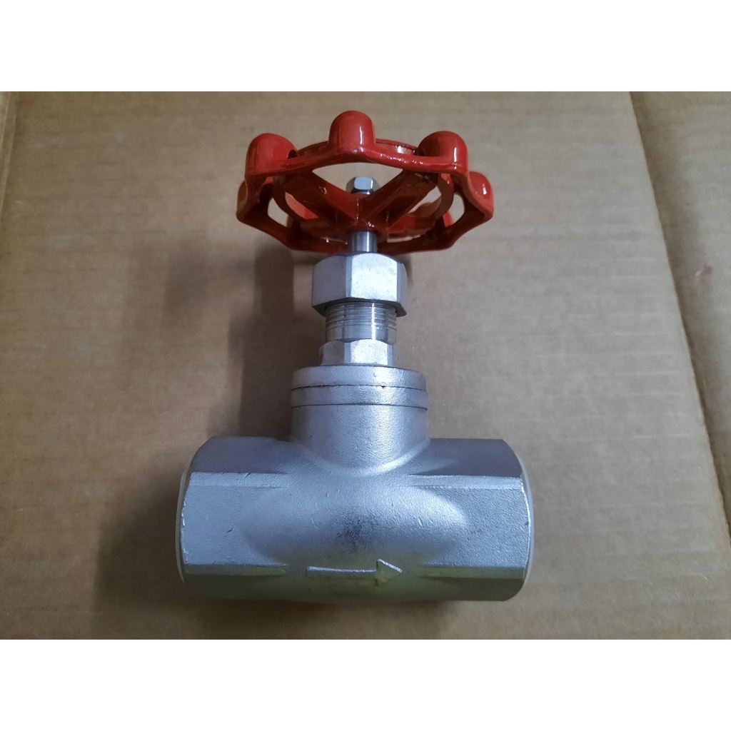 Van cầu inox 316, van hơi phi 21 phi 27 phi 34 dùng lò hơi nhiệt độ cao