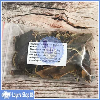 Nguyên liệu ngâm rượu mai quế lộ chuẩn vị