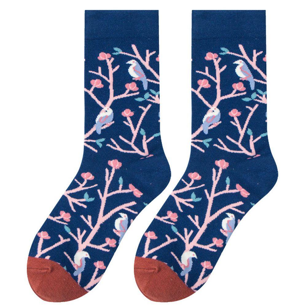 Tất Nữ In Hình Hoa Hướng Dương Dễ Thương VANES1