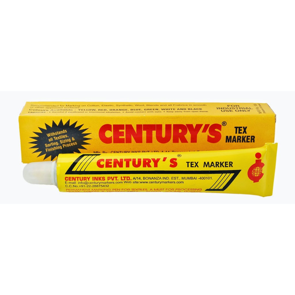 Century's Tex Marker bút đánh dấu lên vải không phai