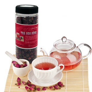 Trà Hoa Hồng - Nụ Hoa Hồng sấy khô tự nhiên nguyên bông chất lượng cao các loại - 100 gram