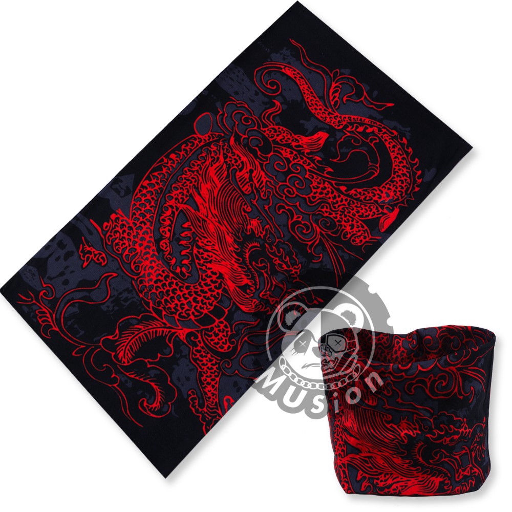 Red Dragon Khăn Đa Năng Đi Phượt Chống UV Chống Bụi Head Scarf Mask