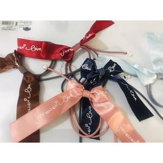 Dây buộc tóc ⚡SHOPEE TRỢ GIÁ⚡ nhiều màu siêu co giãn, Chun buộc tóc hình nơ thời trang cho nữ - deal 1k