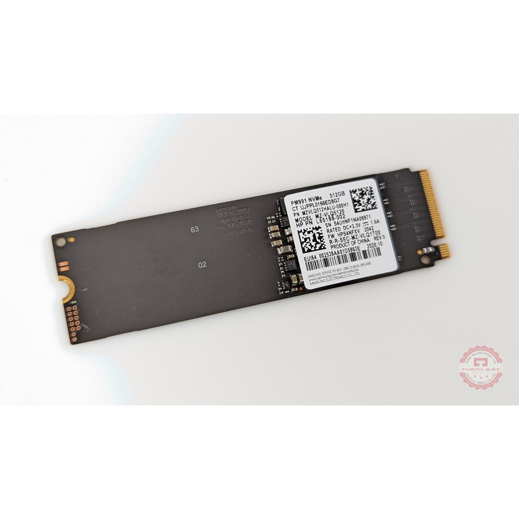 Ổ cứng SSD Samsung NVMe PM991 512GB M.2 2280 PCIe Gen3 x4 - Bảo Hành 3 Năm