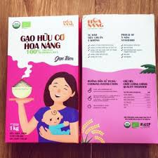 Gạo Tấm Hữu Cơ Hoa Nắng Hộp 1Kg, Gạo Vỡ Nấu Cháo Ăn Dặm Cho Bé, Gạo Trắng Thơm Dẻo, Làm Cơm Tấm