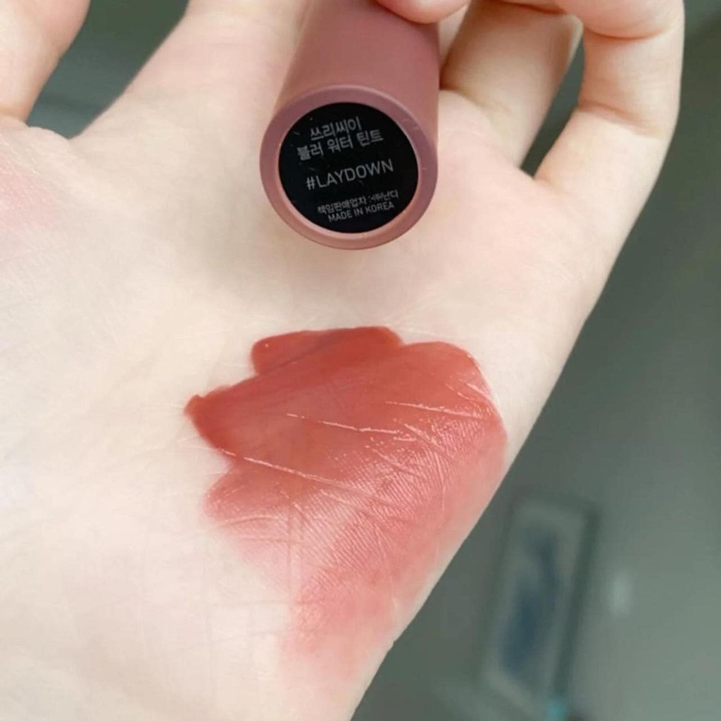 Son 3CE blue water tint mã LAYDOWN màu hồng nude tây