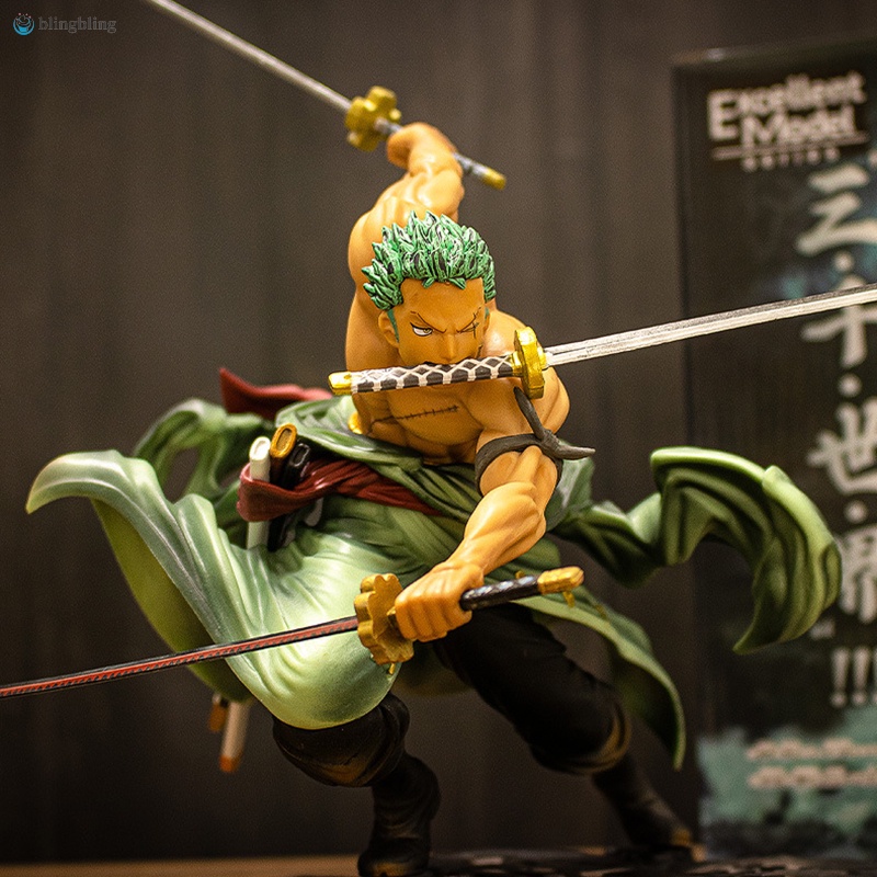 One Piece Anime PVC Figure Zoro Three Thousand World Sanzensekai Action Figure Model Toy Gift for Kid Adult