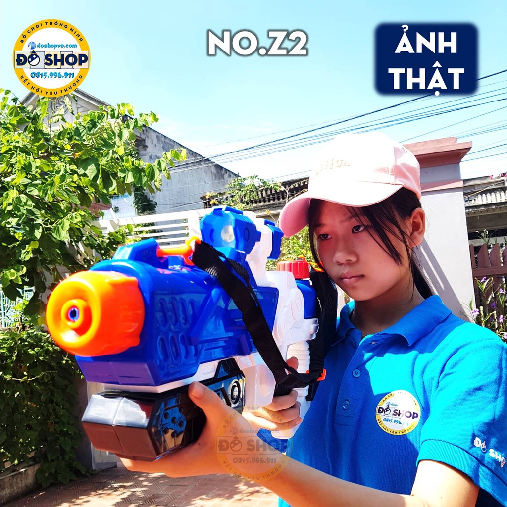 Đồ Chơi Súng Nước Cỡ Lớn Áp Lực Mạnh Z2 Dành Cho Bé - Đô Shop