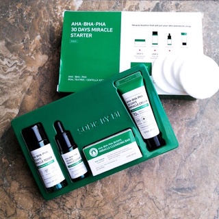 Set chăm sóc da mụn some by mi aha/bha/pha 30days
