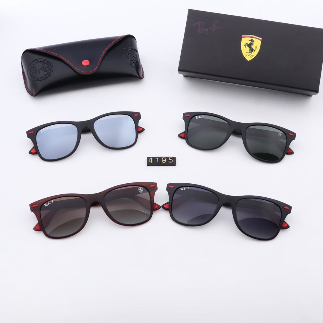 Wayfarer Ray-Ban_ chính hãng Kính râm 2021 Thời trang Hàn Quốc mới Kính râm nam nữ một mảnh Cặp đôi hợp thời trang Du lịch ngoài trời Kính râm lái xes