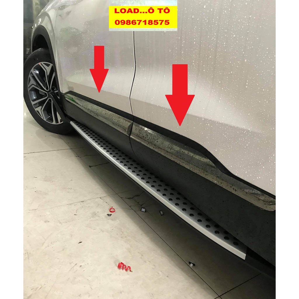 Ốp Nẹp Sườn Xe Huyndai Santafe 2019-2020 Mạ Crom Sáng Bóng Cao Cấp