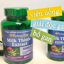 Viên Uống Bổ Gan Chiết Xuất Từ Cây Kế Sữa Puritan's Pride Milk Thistle Extract 1000mg