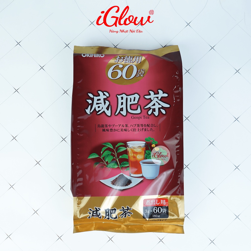 Trà Giảm Cân Orihiro Genpi Tea 60 Gói Nhật Bản