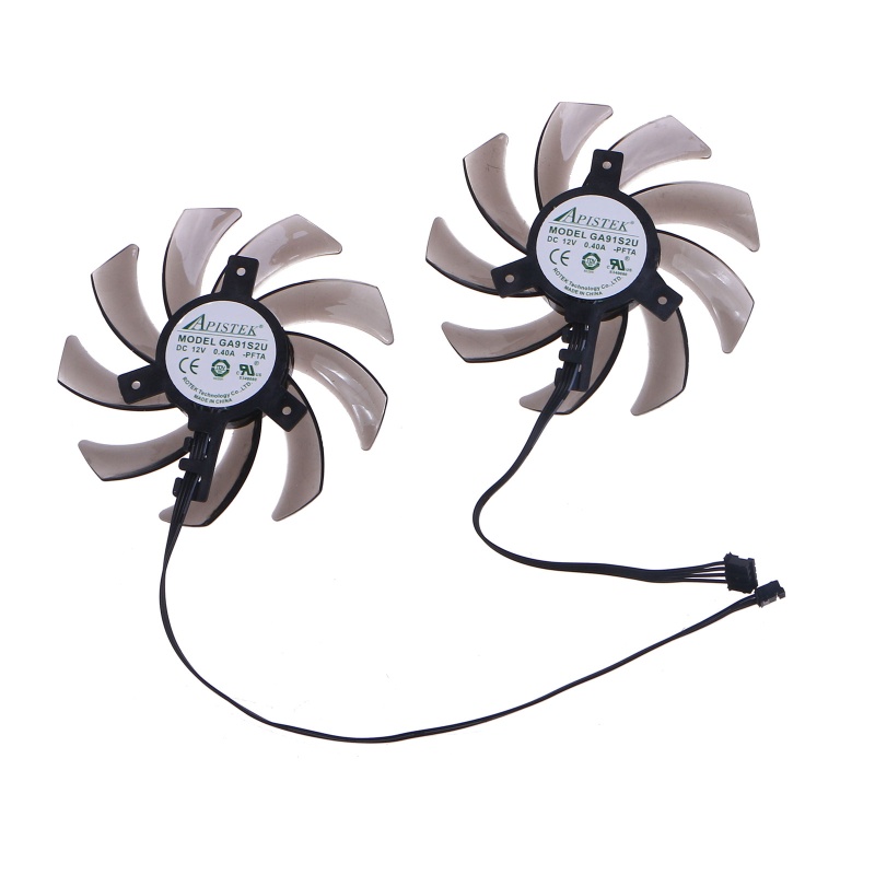 Quạt Tản Nhiệt 85MM GA91S2U 4Pin 12V 0 4A VGA Cho GTX 1660 1660Ti