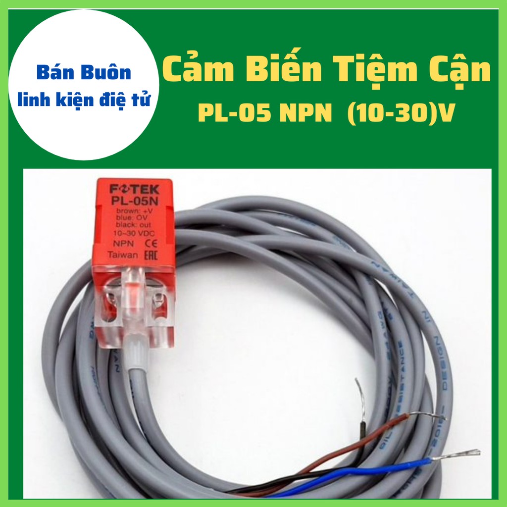 Cảm Biến Tiệm Cận PL-05N NPN, cảm biến tiệm cận, PL-05 NPN