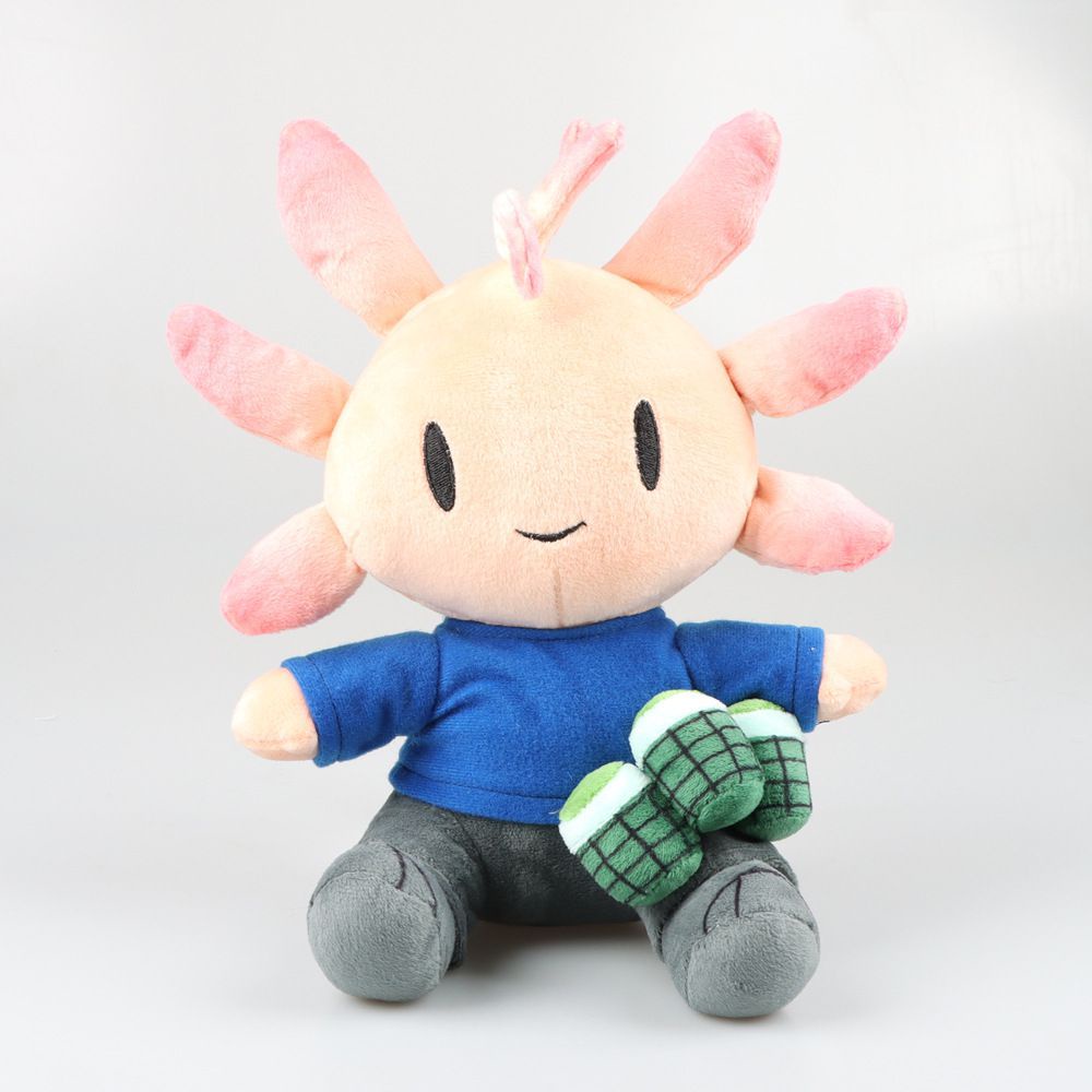 27-42cm Axolotl Cartoon Plush Toys Soft Stuffed Hug Dolls kid girl Birthday Gifts