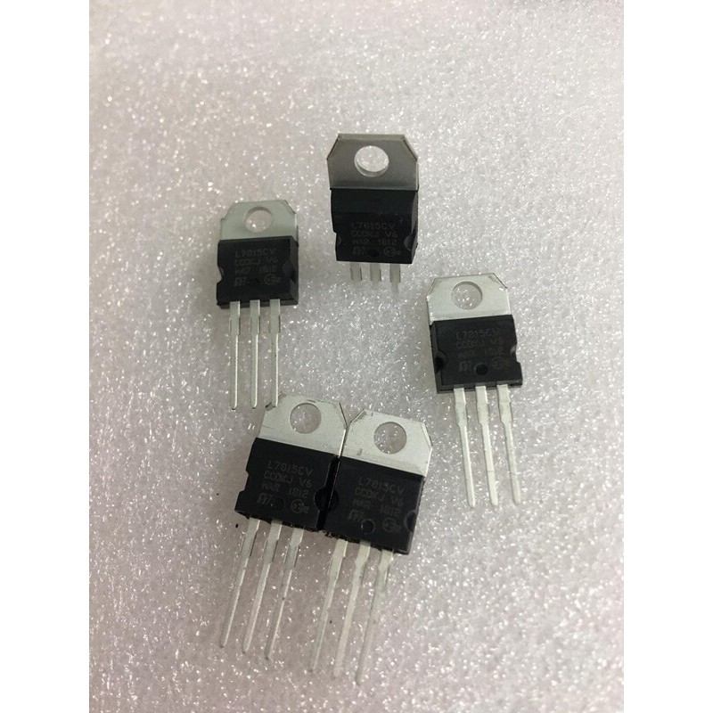 (5con) IC L7815CV L7815 7815 Chân Cắm, Mới Chính Hãng 100%