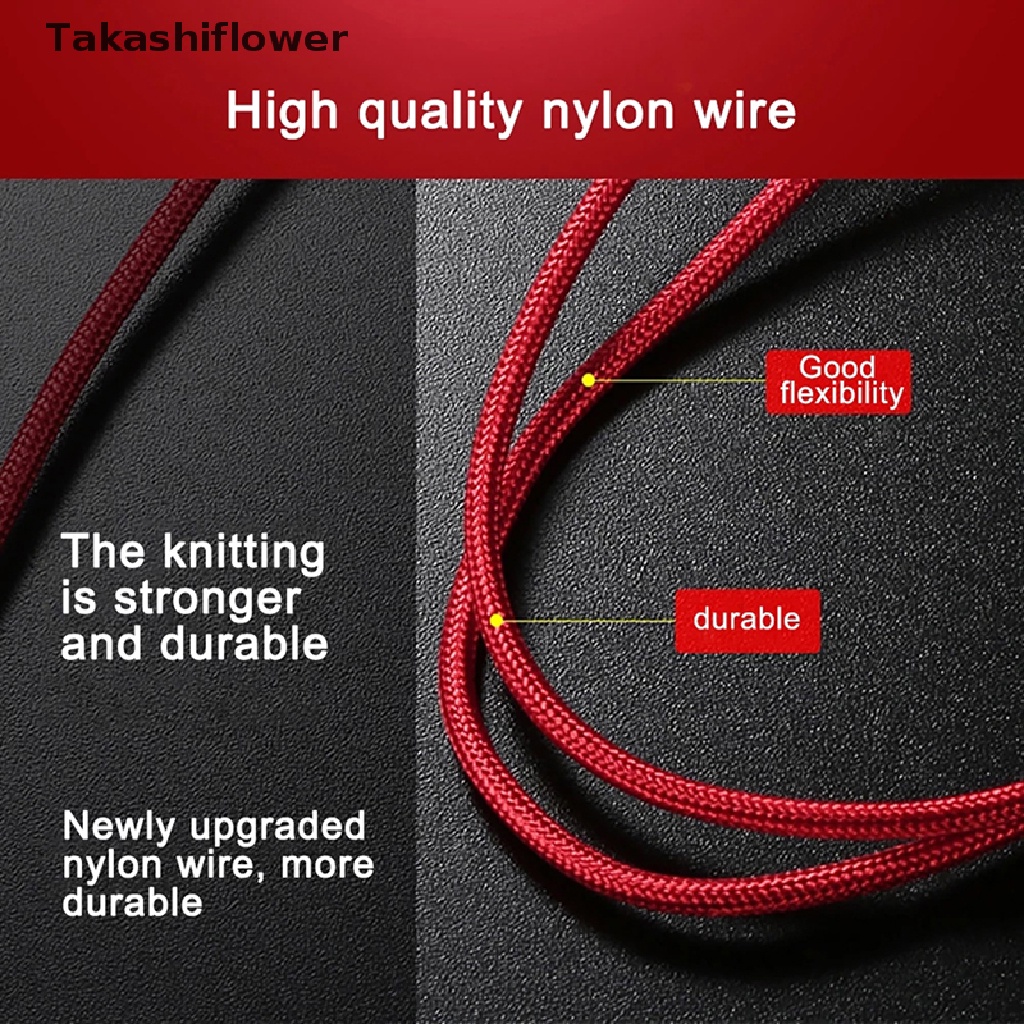 Cáp Sạc Nhanh Takashiflower / 2.4A / 5A 3 Trong 1 Cho Xiaomi